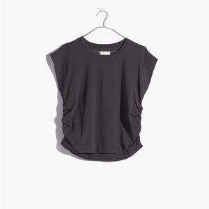 Madewell Women's Side-Cinch Muscle Tee True Black XS
